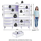 Armário Para Cozinha 7 Portas 3 Gavetas Com Balcão E Porta Ga