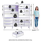 Armário Para Cozinha 7 Portas 3 Gavetas Com Balcão E Porta Ga