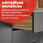 Armário Para Cozinha 7 Portas Pitaya Amêndola / Gafito Prime