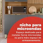 Armário Para Cozinha 7 Portas Pitaya Amêndola / Gafito Prime