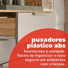 Armário Para Cozinha 7 Portas Pitaya Amêndola / Nude Prime