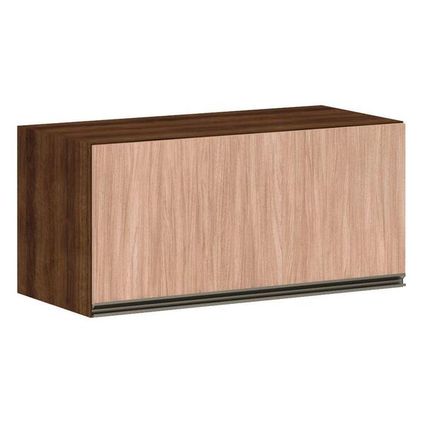 Armário Para Cozinha 80 Cm 1 Porta Dourado Com Cumaru