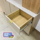 Armário Para Cozinha 8 Portas 1 Gaveta Slow Freijó/soft