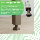 Armário Para Cozinha 8 Portas 2 Gavetas Antonela  Cinamomo/of