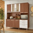 Armário Para Cozinha 8 Portas 3 Gavetas Avelã/avelã/off White