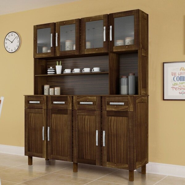 Armário Para Cozinha 8 Portas 4 Gavetas São Luis Rodmóveis Im