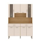 Armário Para Cozinha 8 Portas Golden Plus Freijó / Soft