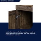 Armário Para Cozinha 8 Portas São Luis Imbuia Natural