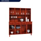 Armário Para Cozinha 8 Portas São Luis Mel