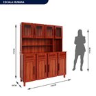 Armário Para Cozinha 8 Portas São Luis Mel