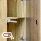 Armário Para Cozinha 9 Portas 1 Gaveta Pulse Freijó/artico/cp