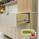 Armário Para Cozinha 9 Portas 1 Gaveta Pulse Freijó/vanilla/c