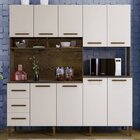 Armário Para Cozinha 9 Portas 3 Gavetas Belo Horizonte Kaiki