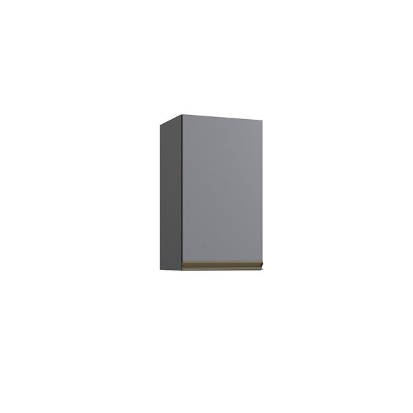 Armário Para Cozinha Aéreo 1 Porta Greta Cinza