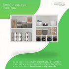 Armário Para Cozinha Aéreo 1 Porta Pérola Branco