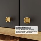 Armário Para Cozinha Aéreo 3 Portas Noruega Espresso Móveis A