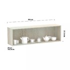 Armário Para Cozinha Basculante 90 Cm 1 Porta Luci Luciane Mó