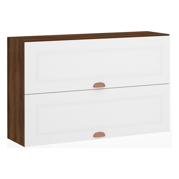 Armário Para Cozinha Basculante Duplo 120 Cm 2 Portas Safira