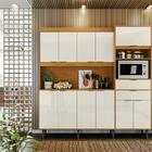 Armário Para Cozinha Calcedônia Tauari Off White