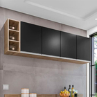 Armário Para Cozinha Com Nicho Garrafeiro 160cm - Vallisa Dec