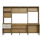 Armário Para Cozinha Compacta 8 Portas E 2 Gavetas Safira Ipê