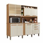 Armário Para Cozinha Espelhado 8 Portas 2 Gavetas Antonela Ci