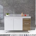 Armário Para Cozinha Kaus 114 Sem Pia 113,5cm Cerocha