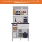 Armário Para Cozinha Luiza 4 Portas Branco Neve