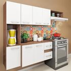 Armário Para Cozinha Mali 180 X 136 Cm Balcão Suspenso Nicho