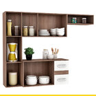 Armário Para Cozinha Mali 180 X 136 Cm Balcão Suspenso Nicho