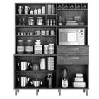 Armário Para Cozinha Monte Rey 7 Portas Valdemóveis Cinamomo/