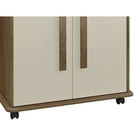 Armário Para Cozinha Multiuso Toronto Freijó Com Off White -