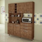 Armário para cozinha Ômega Ipê - Kaik Móveis