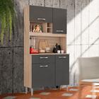 Armário Para Cozinha Pequena 4 Portas 1 Gaveta 91 Cm Avena Gr