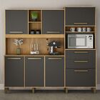 Armário Para Cozinha Sena 7 Portas 2 Gavetas Valdemóveis Cina