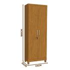 Armário Para Despensa 2 Portas Noce Neeko Shop Jm