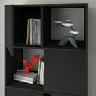 Armario Para Escritorio 04 Portas Wally Preto Artany