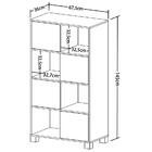 Armario Para Escritorio 04 Portas Wally Preto Artany