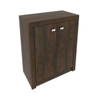 Armário Para Escritório 158,5cm Com 1 Gaveteiro E 4 Portas Rú