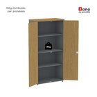 Armário Para Escritório 159,6x 41x 79,2 Cm Grafito/samba