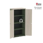 Armário Para Escritório 159,6x 41x 79,2 Cm Salvia/castanheira