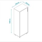 Armário Para Escritório 1 Porta 2 Prateleiras Brv Móveis Cast