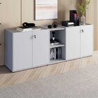 Armário Para Escritório 200m Com 4 Portas Tampo Embutido E Ni