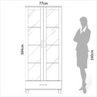 Armário Para Escritório 2 Portas 100% Mdf Off White