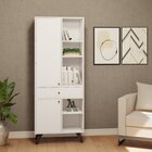 Armário Para Escritório 2 Portas 1 Gaveta 70cm Toledo