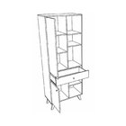 Armário Para Escritório 2 Portas 1 Gaveta 70cm Toledo