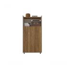 Armário Para Escritório 2 Portas 2 Prateleiras Caemmun Louro