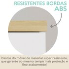 Armário Para Escritório 2 Portas 3 Prateleiras Loke Olmo/bran