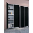 Armário Para Escritório 2 Portas 4 Prateleiras Aço Ap402sl  D