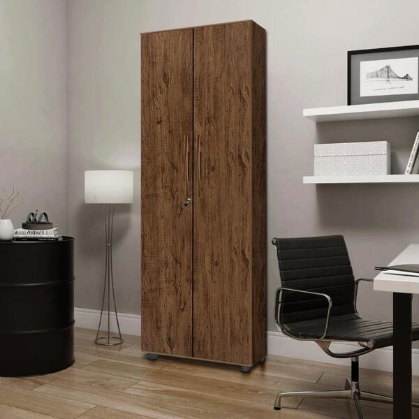 Armário Para Escritório 2 Portas Amêndoa Adália Shop Jm